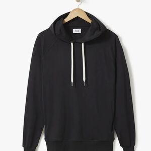 FEAT NWT XL Black Hoodie with Drawstring Hood and Pocket